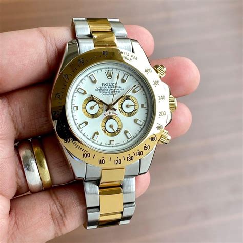 rolex gold and silver men|silver rolex watches for men.